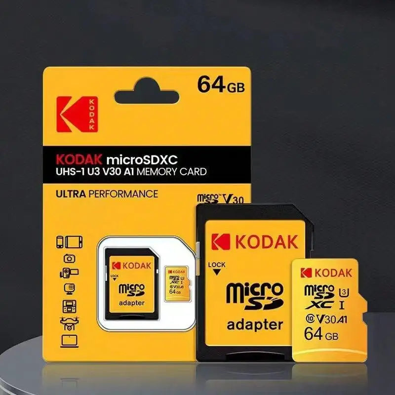 Kodak 16GB-256GB Micro SD Memory Card - High Speed Class 10 U3 UHS-I for Smartphones, Digital Cameras, Tablets and Drones **Ships from China**