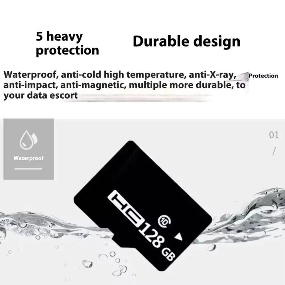 10pcs 8/16/32/64/128GB Flash Memory Card Portable High Speed Micro TF Card for Android Smartphone Tablet Camera Accessories