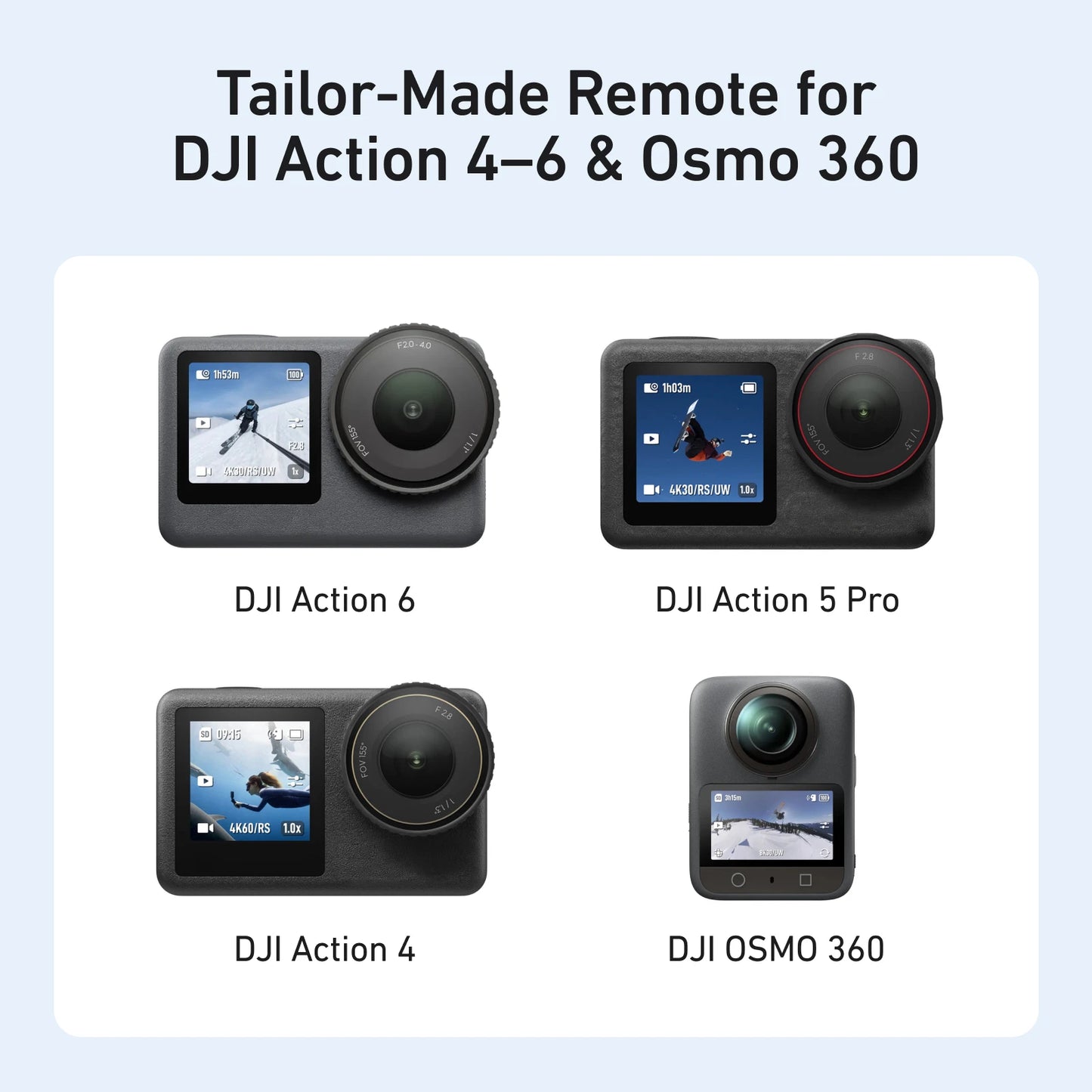 Telesin T13 Bluetooth remote - additional view