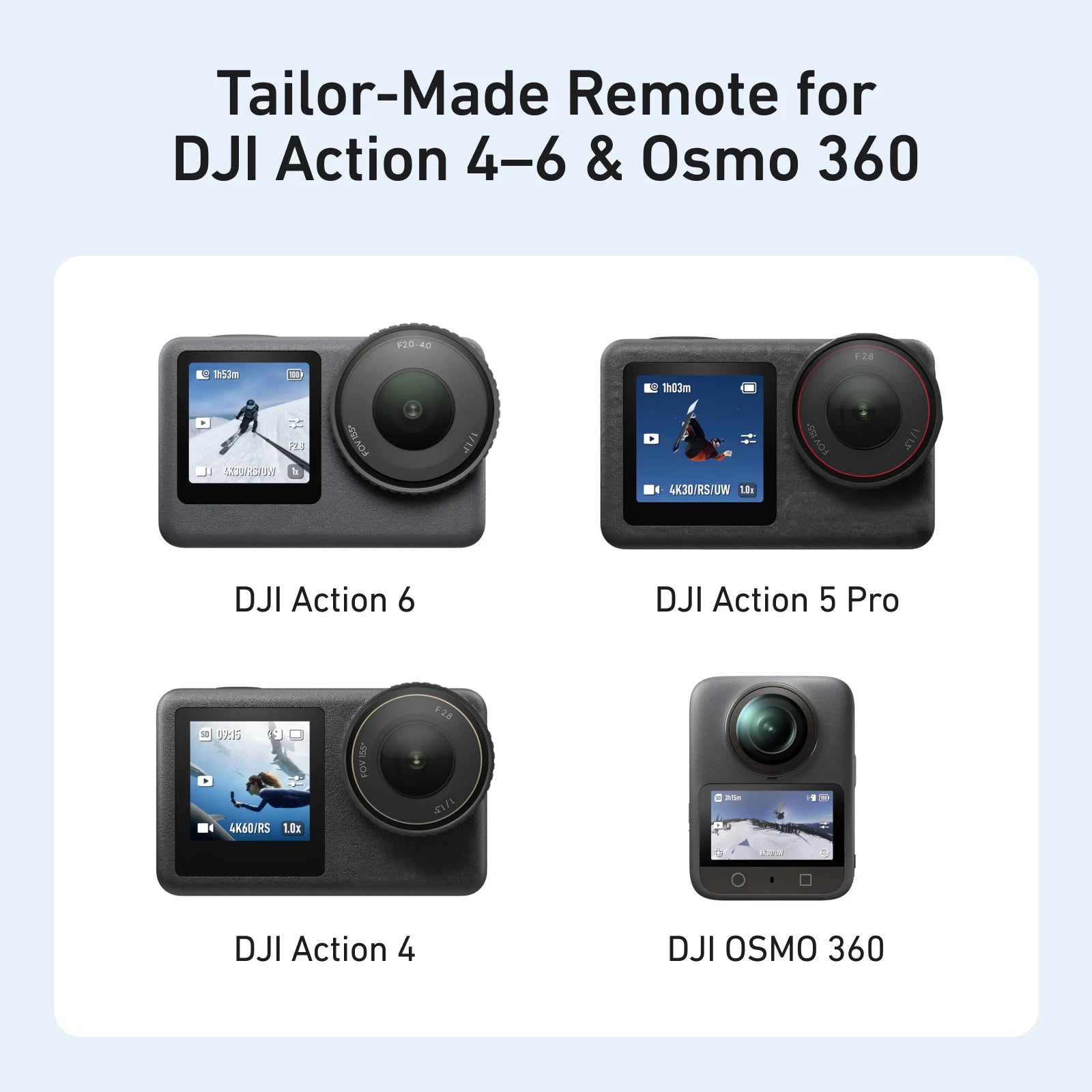 Telesin T13 Bluetooth remote - additional view