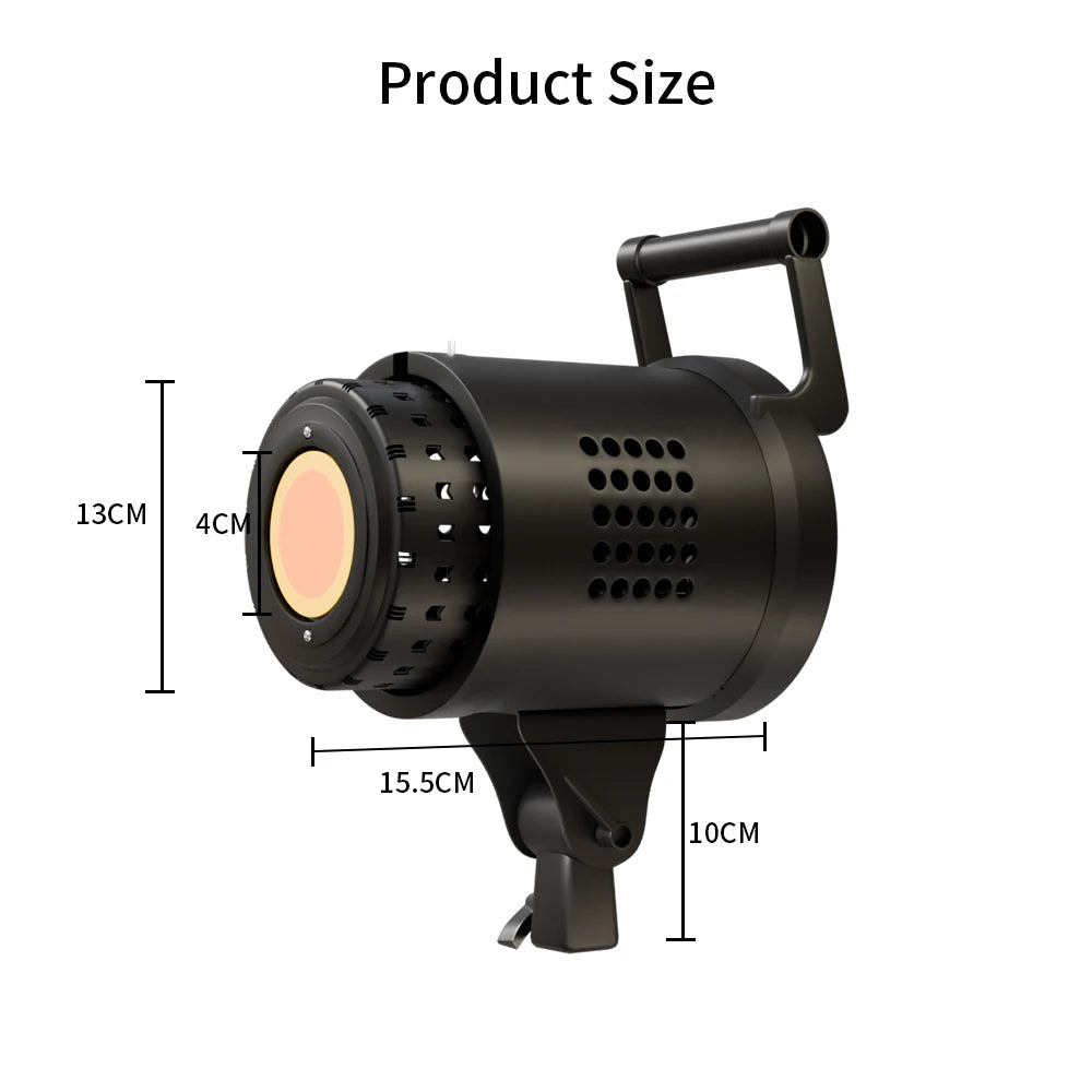 135W Bowens Reflector Video Studio Honeycomb Softbox Photography Light Dimmable LED Light Flash Studio Lighting 3000-6000K