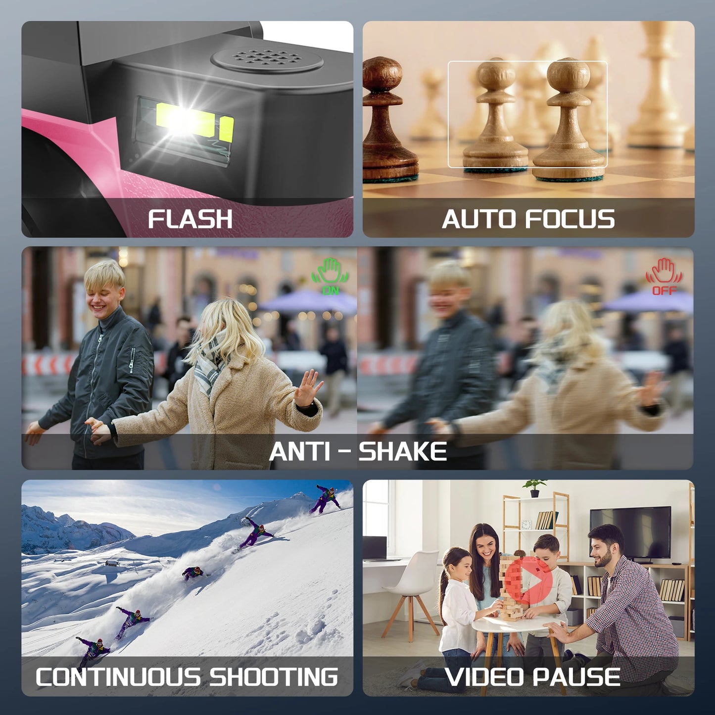 Professional Digital Camera NBD 4K Vlog Video Compact Camera with App Control WebCam Vintage Recorder YouTube