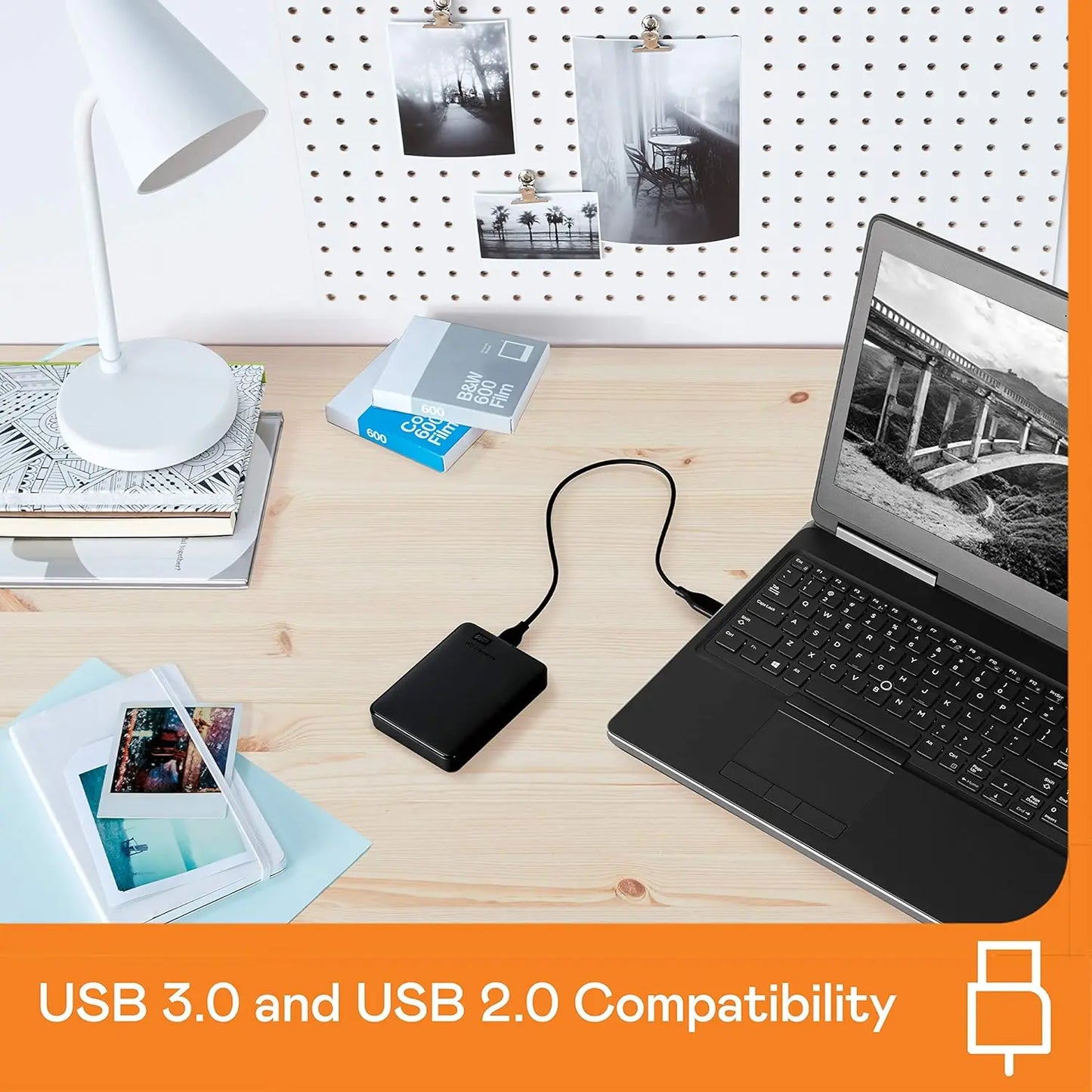 5TB Portable External Hard Drive for Windows & Mac, USB 3.2 Gen 1 Plug and Play Ready