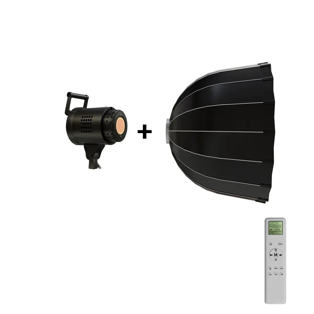 135W Bowens Reflector Video Studio Honeycomb Softbox Photography Light Dimmable LED Light Flash Studio Lighting 3000-6000K