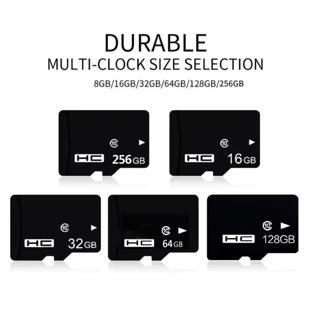 10pcs 8/16/32/64/128GB Flash Memory Card Portable High Speed Micro TF Card for Android Smartphone Tablet Camera Accessories