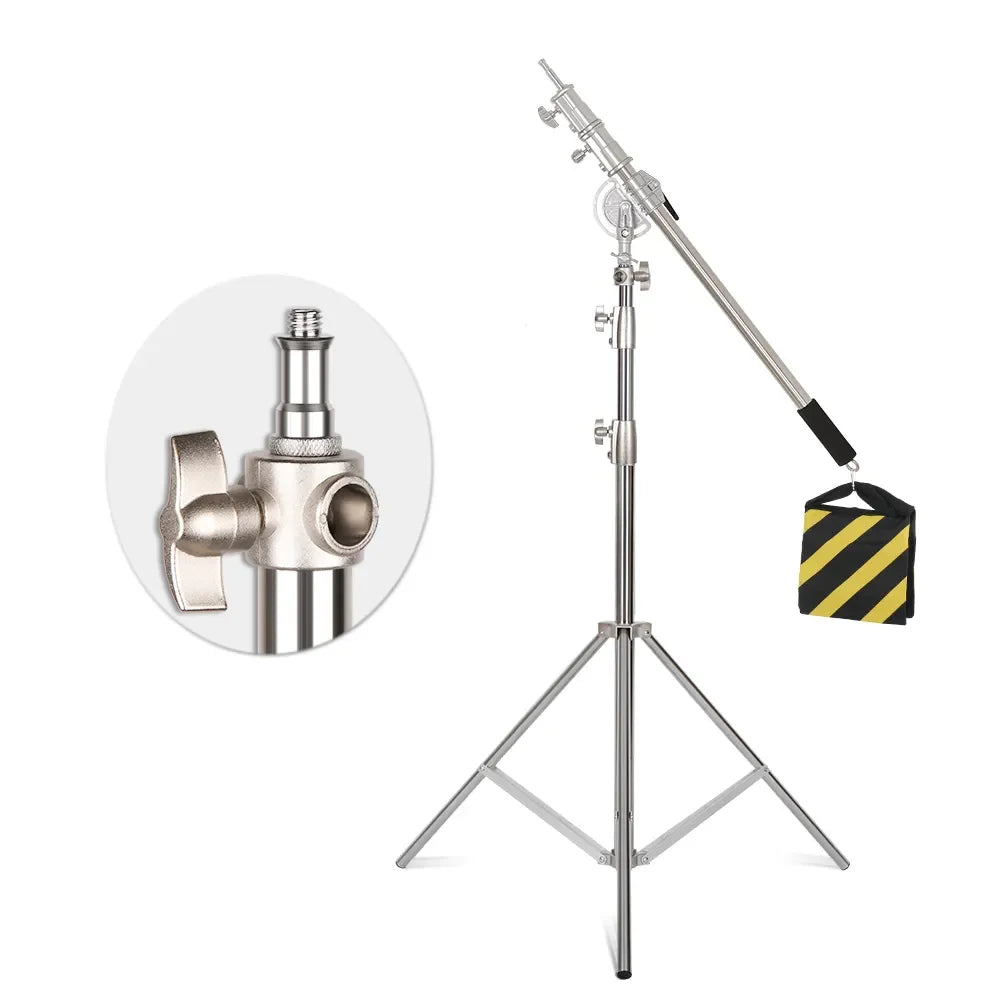 SH Professional Tripod Folding Studio Light Stand for Photography