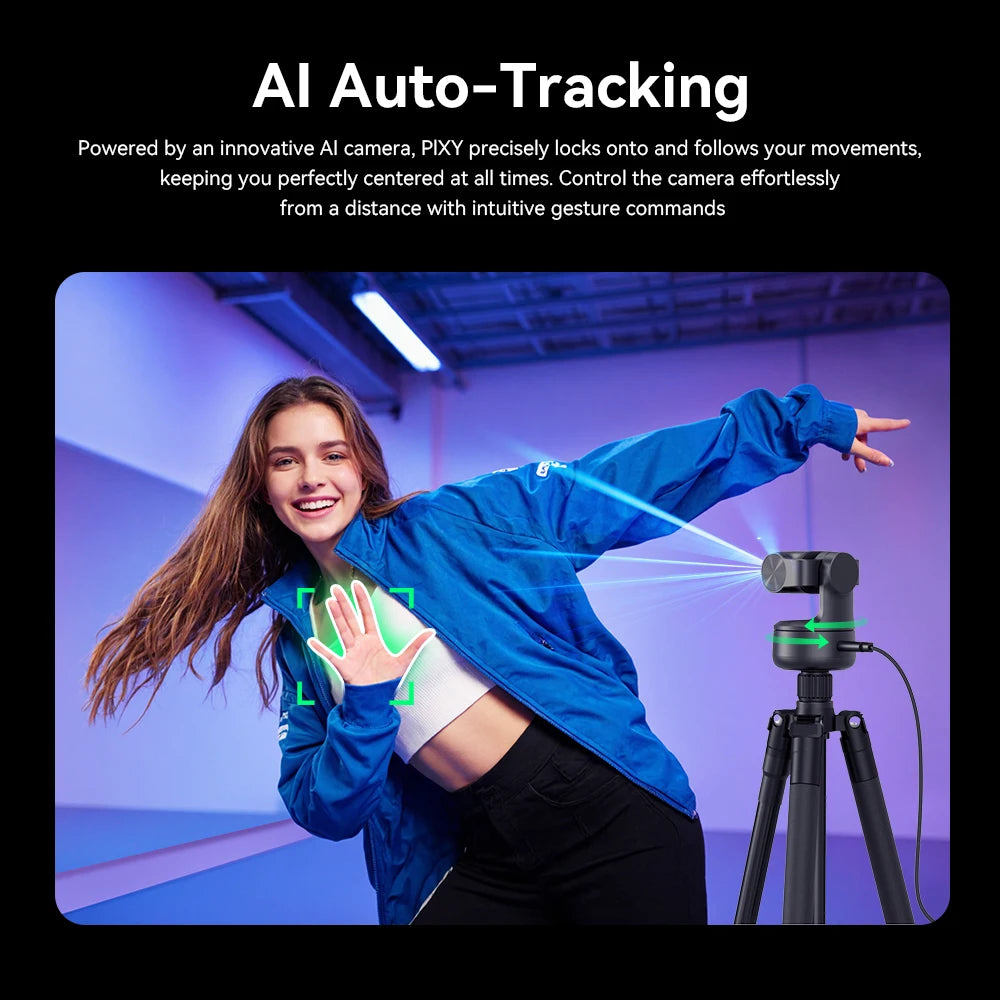 4K Webcam PTZ Web Camera EMEET PIXY Dual-Camera AI Tracking Video Camera for Streaming With SonySensor Gesture Control Autofocus **Ships from China**
