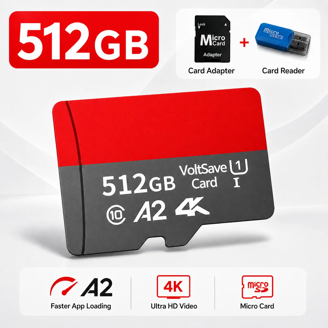 High Speed Reading Micro SD TF Memory Card 128GB for Monitoring - Specific Use Memory Storage for Digital Devices **Ships from China**