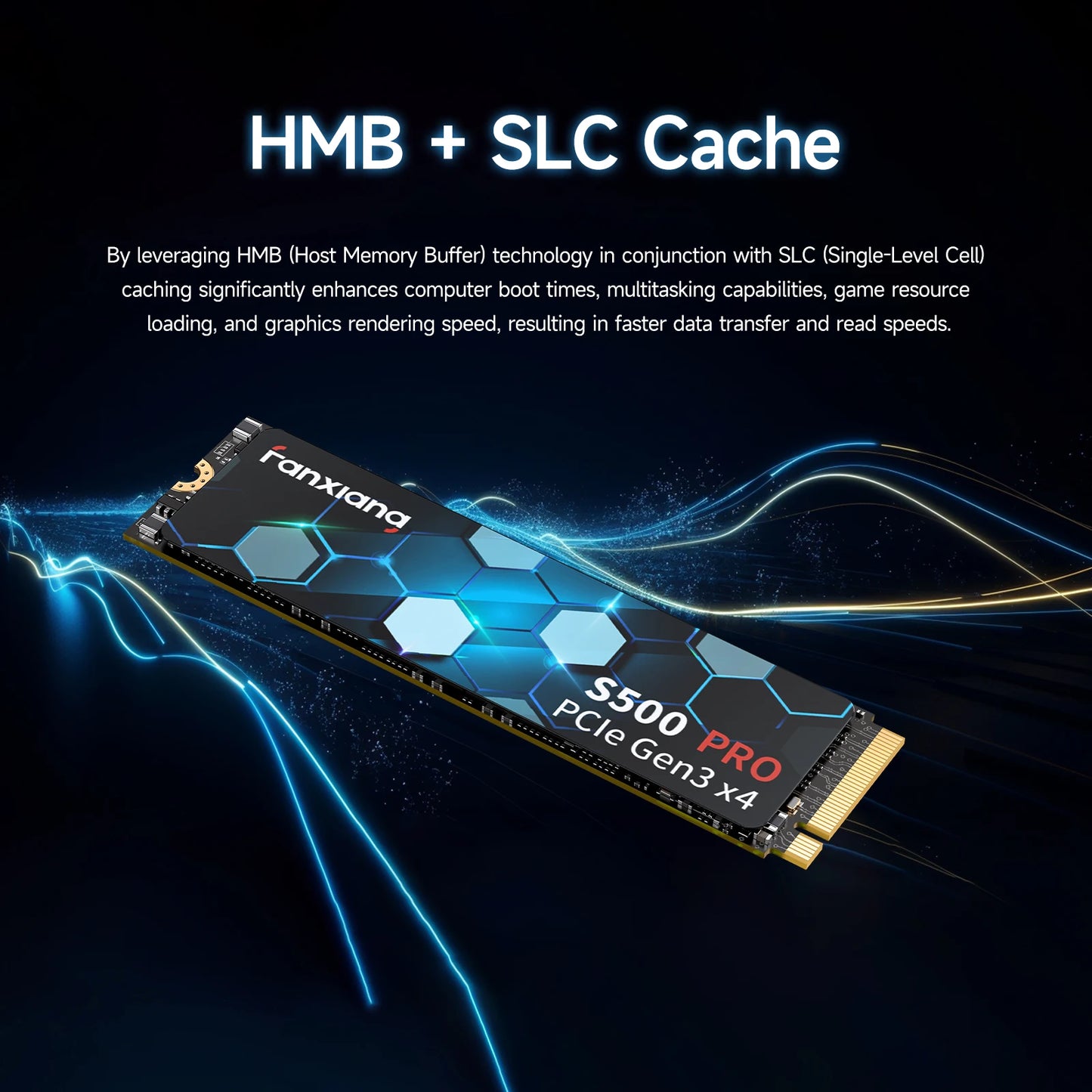 [EU/US Shipping]Fanxiang S500 Pro M.2 SSD Hard Disk 1TB 2TB 3500MB/s NVMe M2 SSD PCIe 3.0 Internal Solid State Drive For Laptop