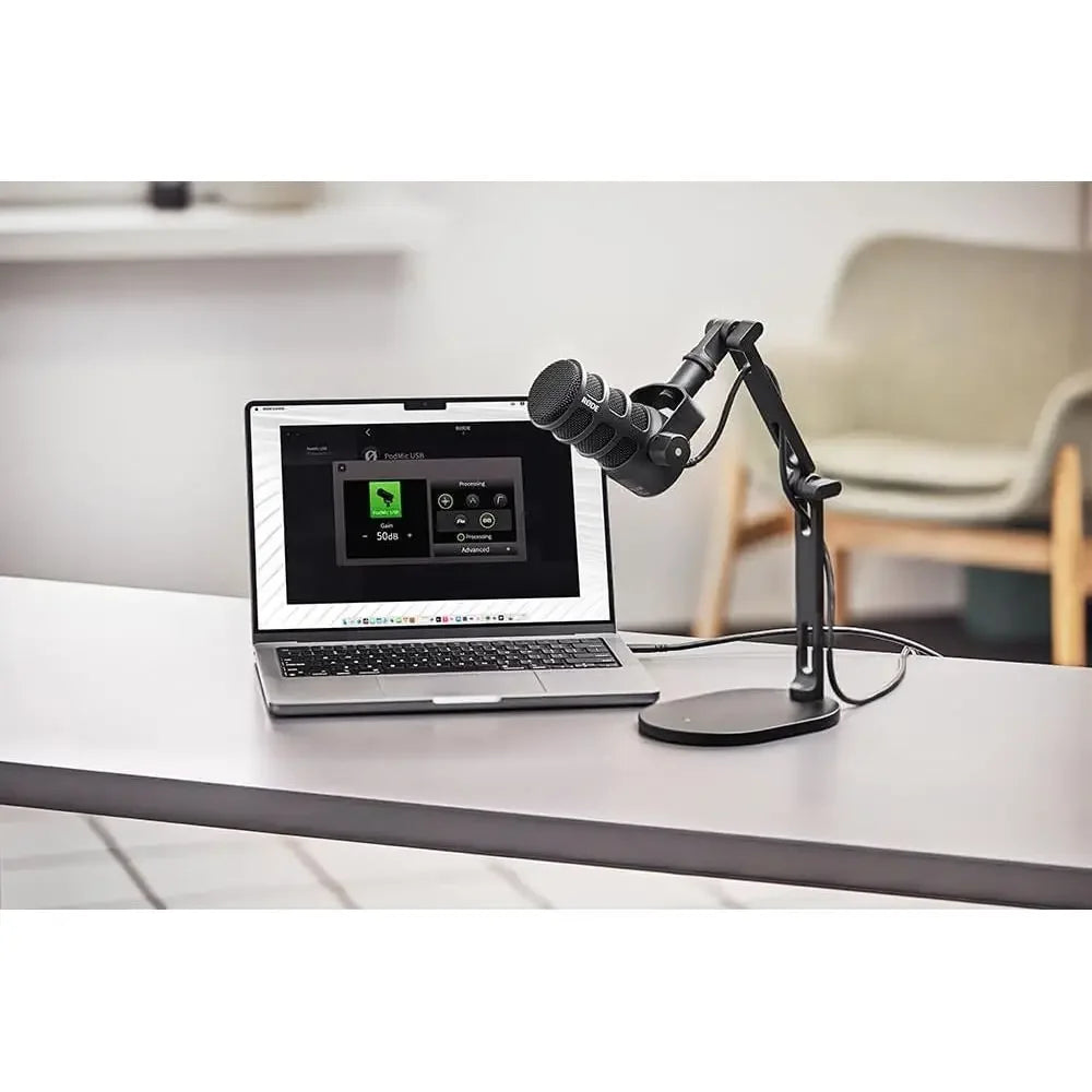 RØDE PodMic USB tile Broast Micrope With XLR and USB Contivity or Podcasting, Streaming, Gaming, Music-Mg and Content Creation (