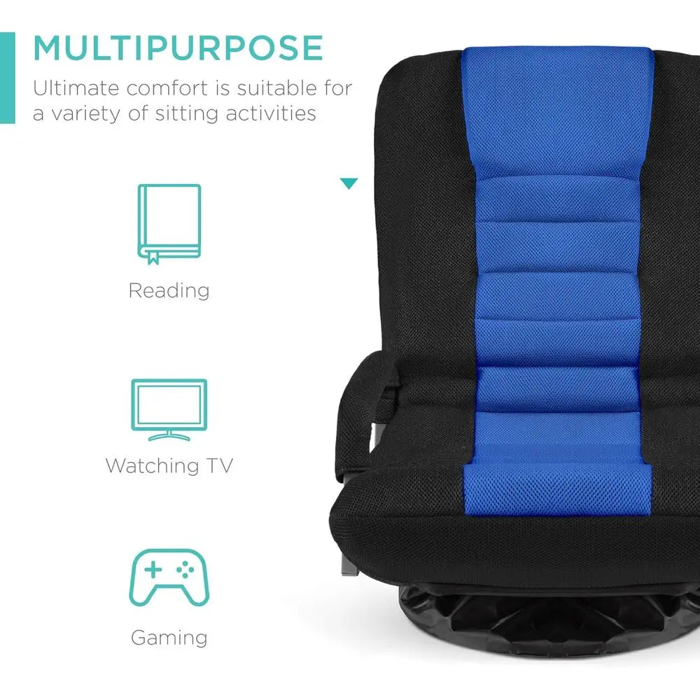 Swivel Gaming Chair 360 Degree  Chair Rocker or TV, Reading, Playing Video Games w/Lumbar Support, Armrest Handles, **Ships from China**