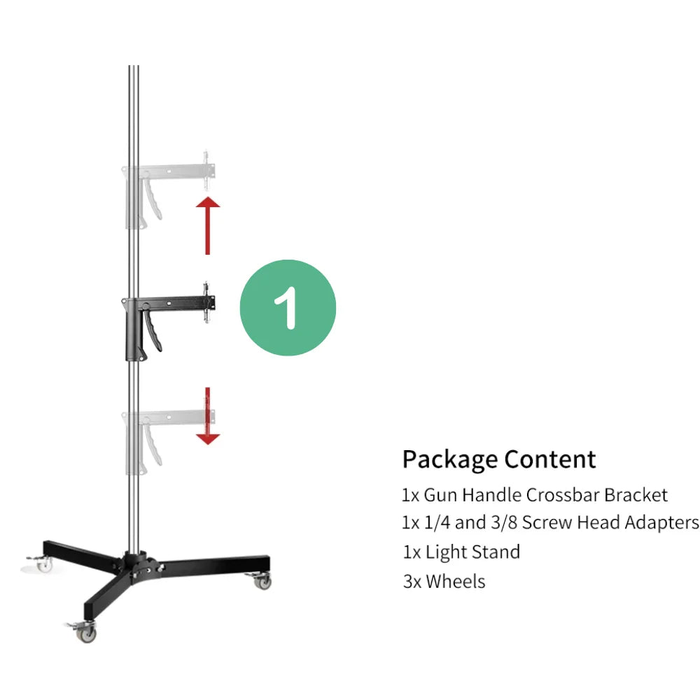 SH Studio Folding Lighting Tripod Stand for Photo Studio
