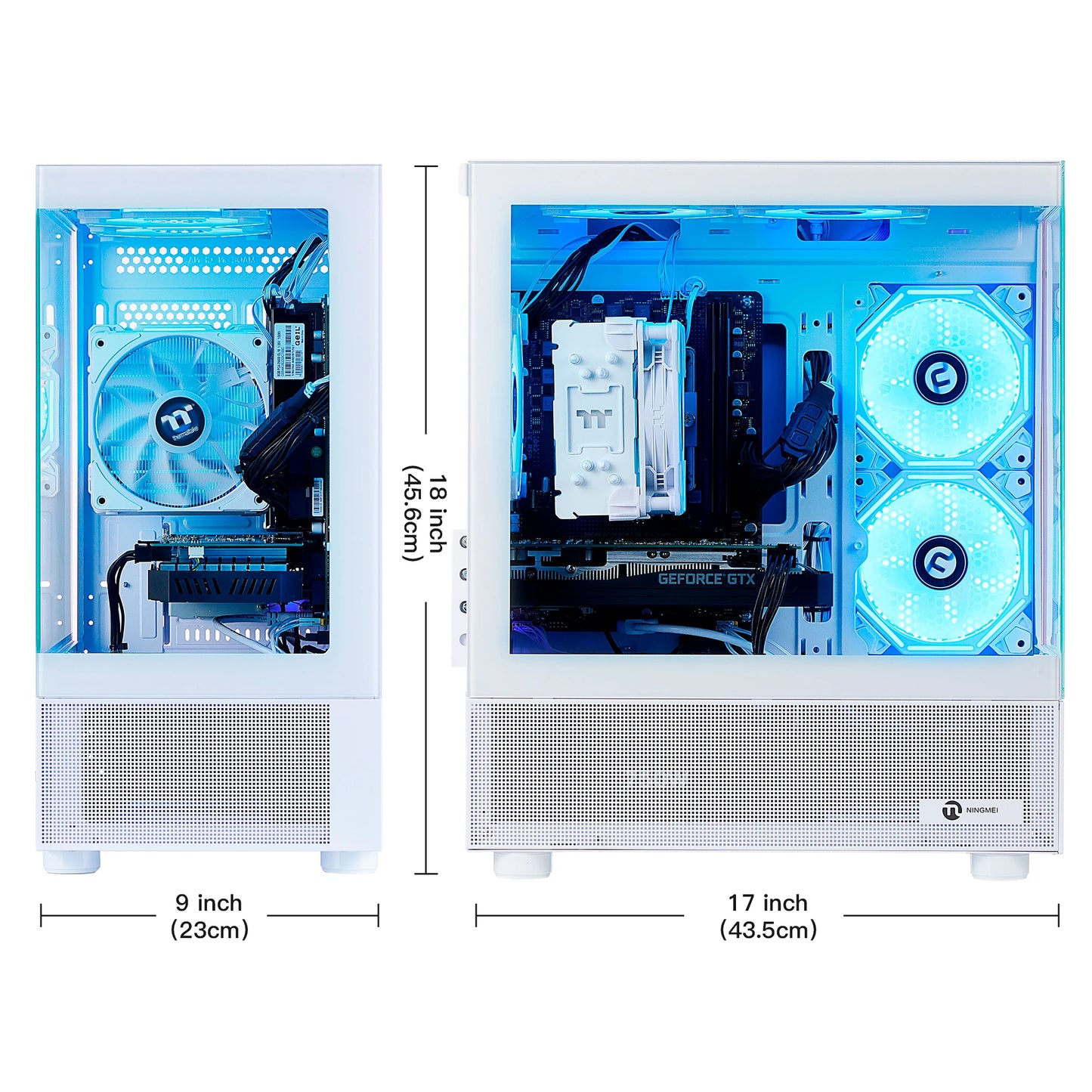 Ningmei Gaming PC Ryzen 7 9700X RTX 5060 32GB RAM