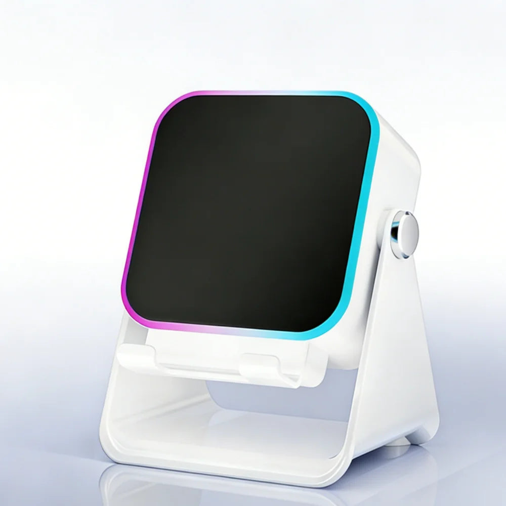 5in1 Wireless Induction Audio Speaker Stand with 3500mAh Rechargeable Power Bank 360° Adjustable Cellphone Holder
