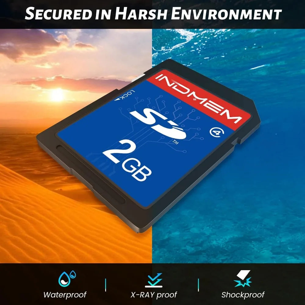 10 Packs 2GB Class 4 SD Flash Memory Cards for Cameras